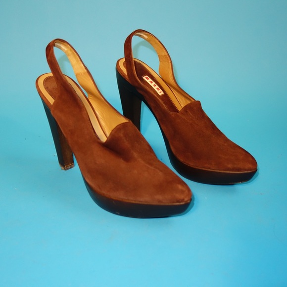 MARNI suede pumps - Picture 4 of 7